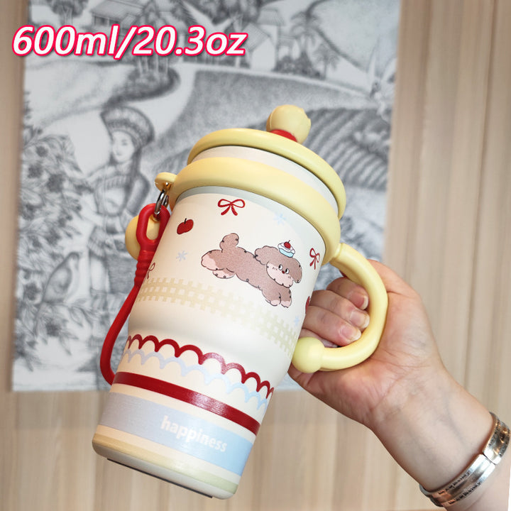 Ladies creative drinking cup with practical flip lid Stornfield