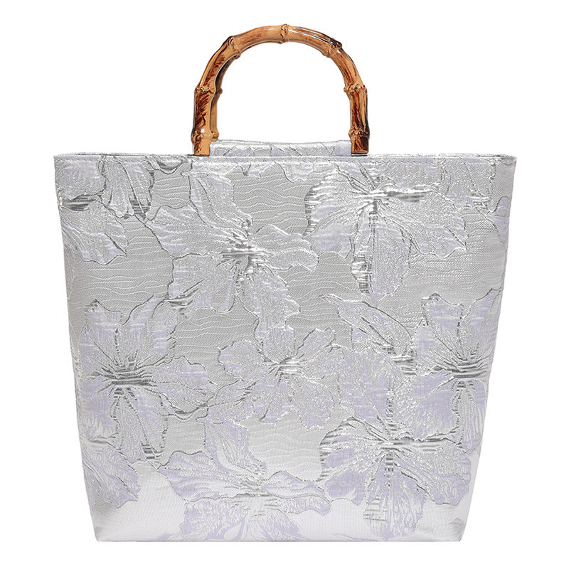 Elegant Floral Tote Bag