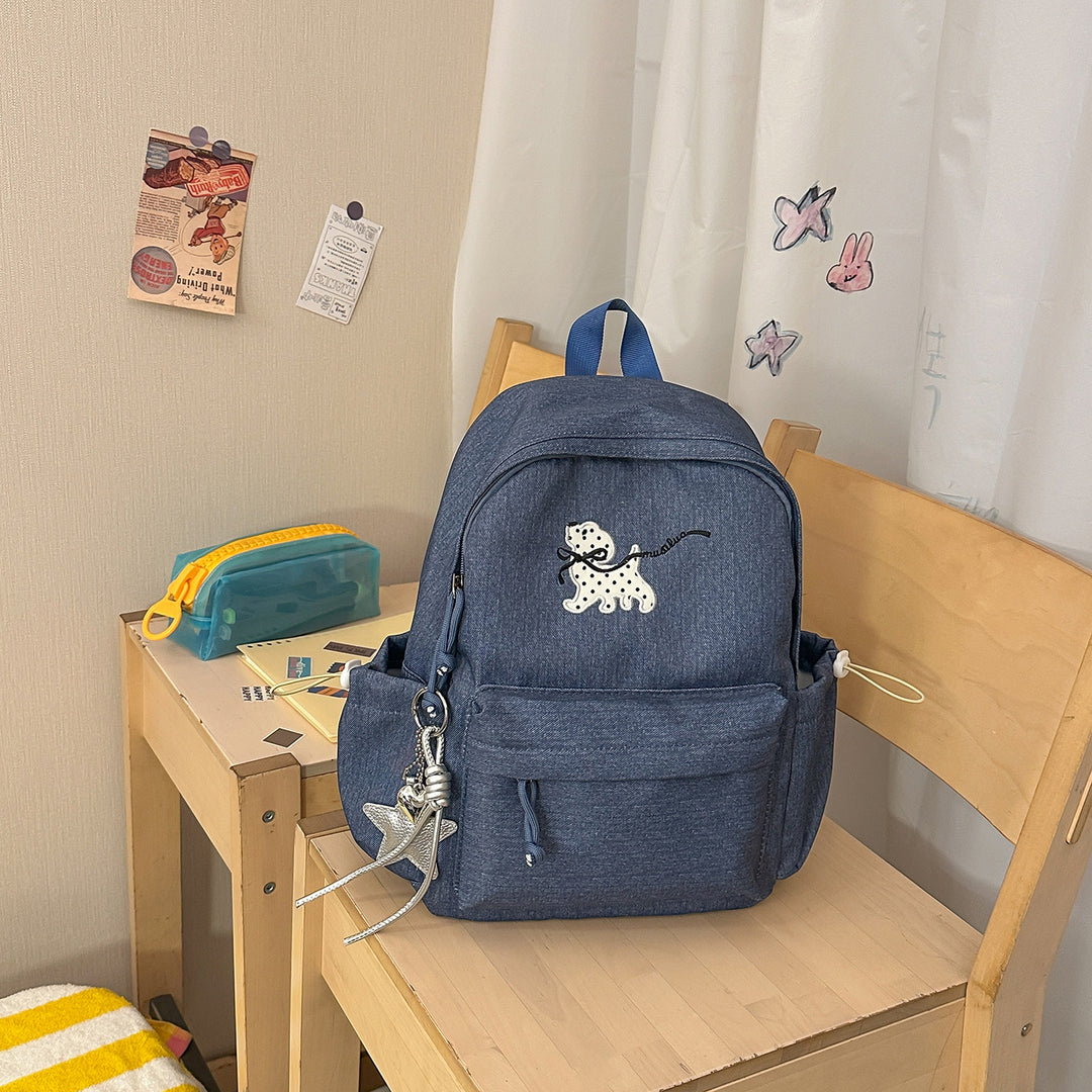 Playful Cartoon Dog-Themed Backpack Stornfield