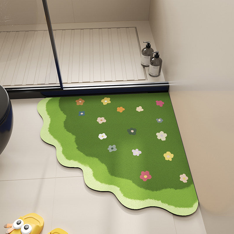 Cute Cartoon Animal-Themed Bath Mat