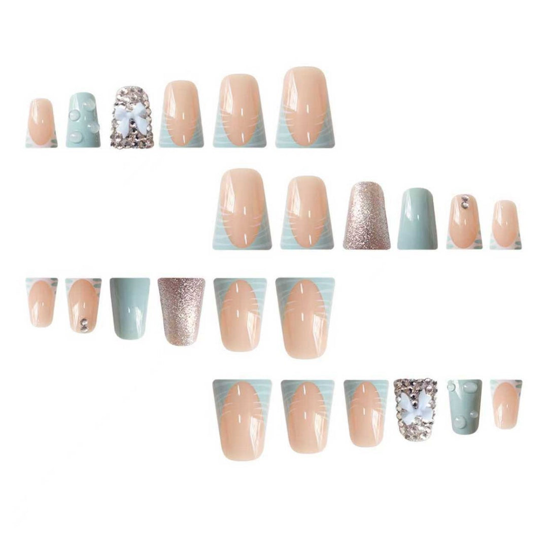Decorative 3D Press-On Nail Extensions Stornfield
