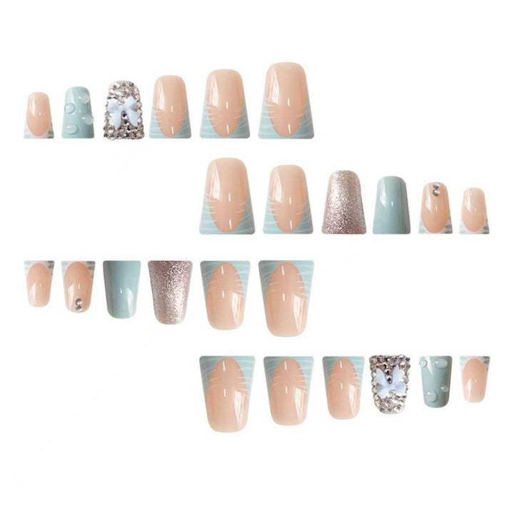 Decorative 3D Press-On Nail Extensions Stornfield