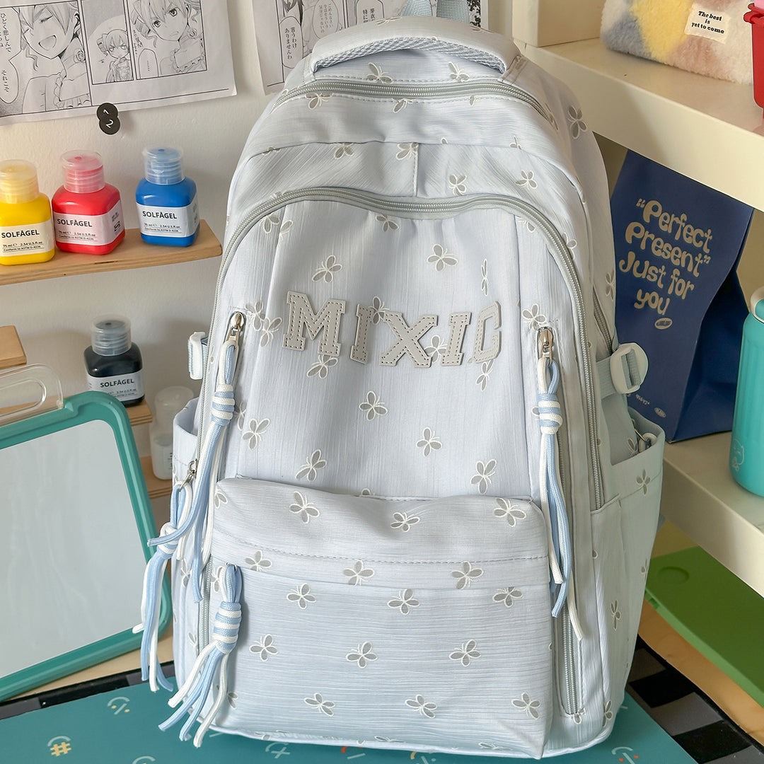 Floral Appliqué Stylish Backpack Stornfield