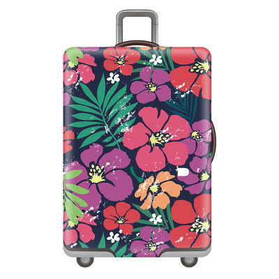 Tropical Leaf Print Hard Shell Luggage Stornfield