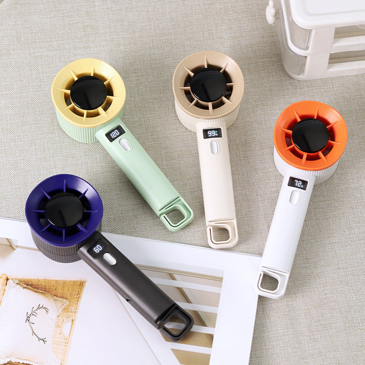 Women portable mini fan with LCD display Stornfield