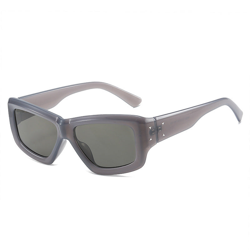 Fashion-Forward Oversized Angular Sunglasses Stornfield
