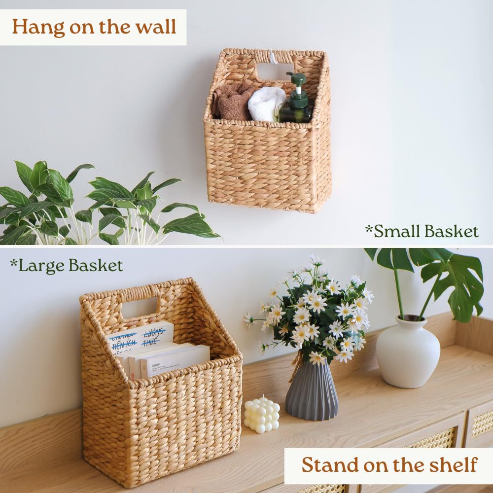 Decorative Woven Trash Bin Stornfield