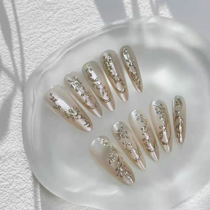 Artistic Sculpted Press-On Nails Stornfield