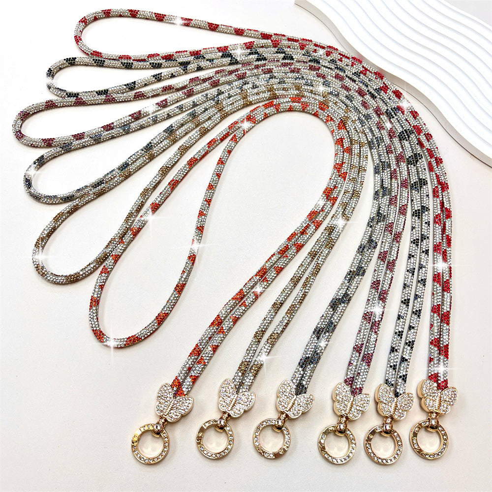 Rhinestone Encrusted Phone Lanyard Stornfield