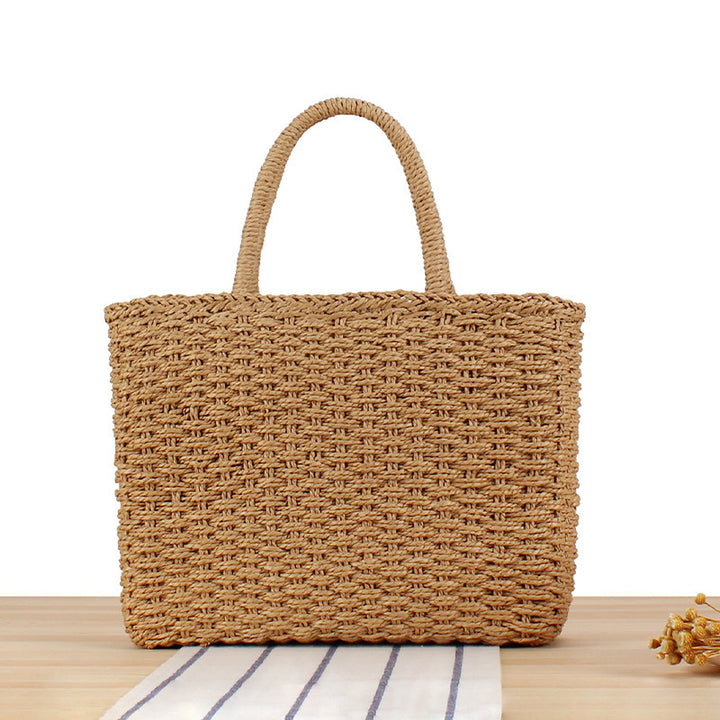Basket bag with handcrafted weave Stornfield