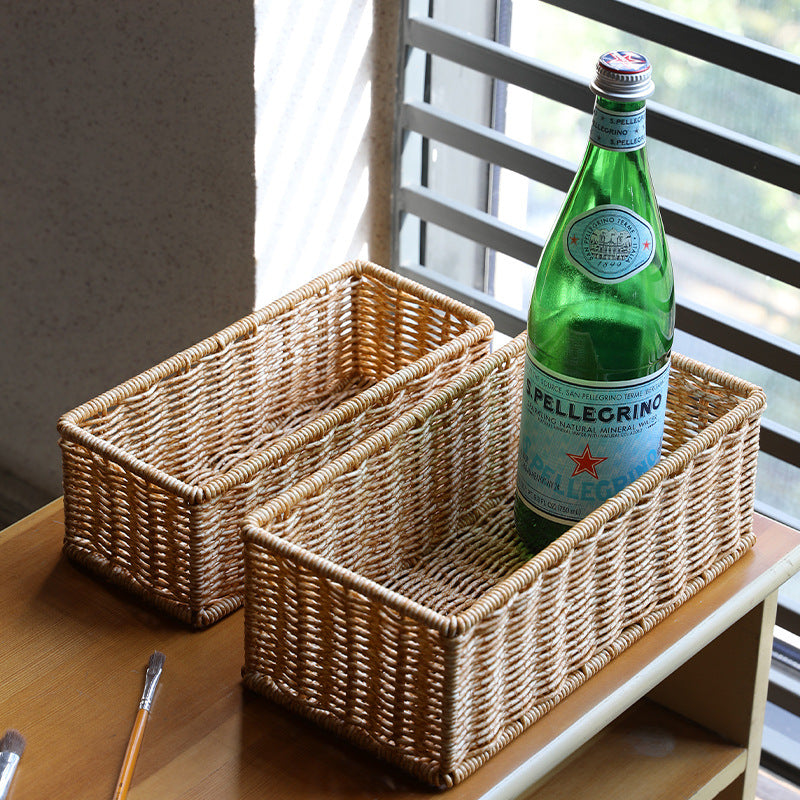 Rectangular Woven Organizer Basket Stornfield