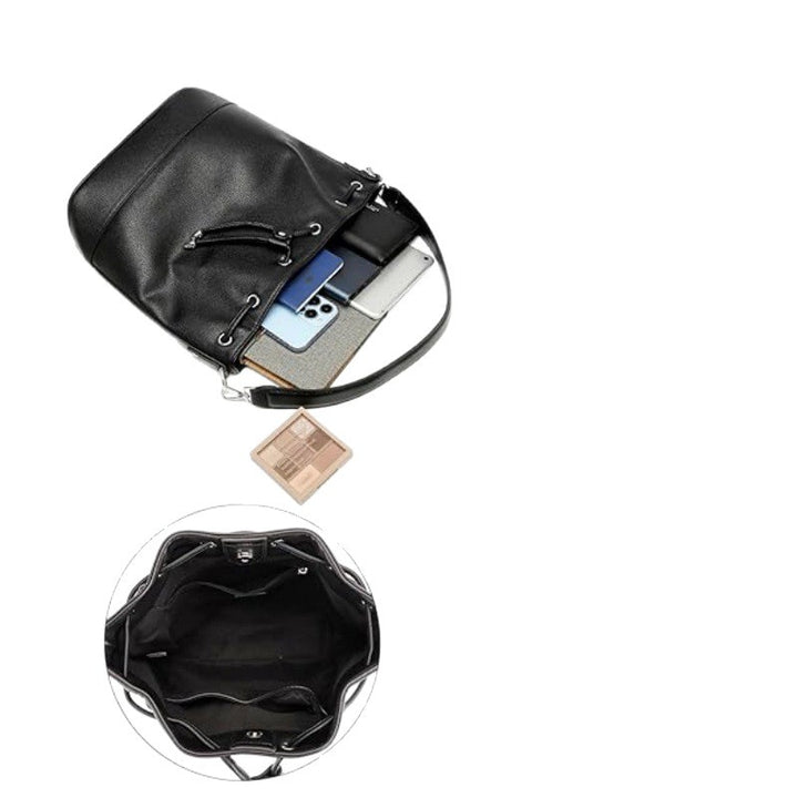 Practical drawstring bag with adjustable shoulder strap Stornfield