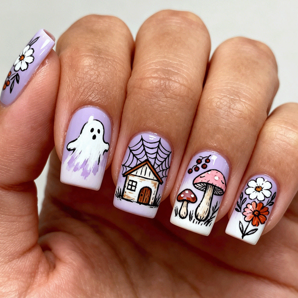 Artificial nails in Halloween design Stornfield