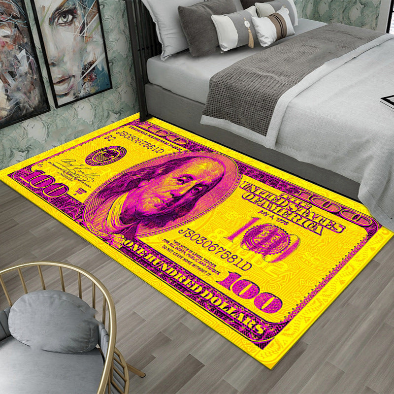Luxury Dollar Bill Area Rug