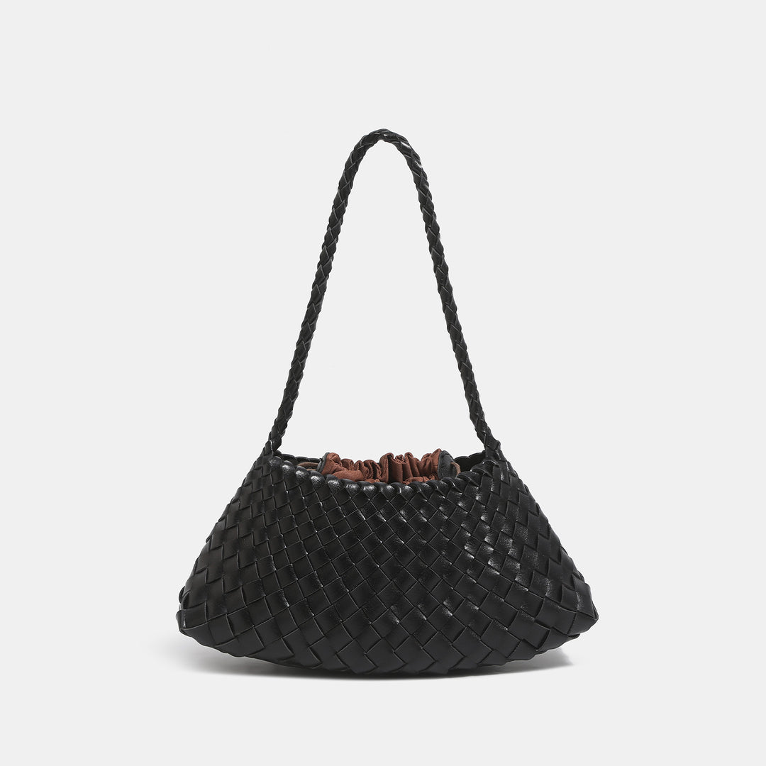 Woven Leather Handbag
