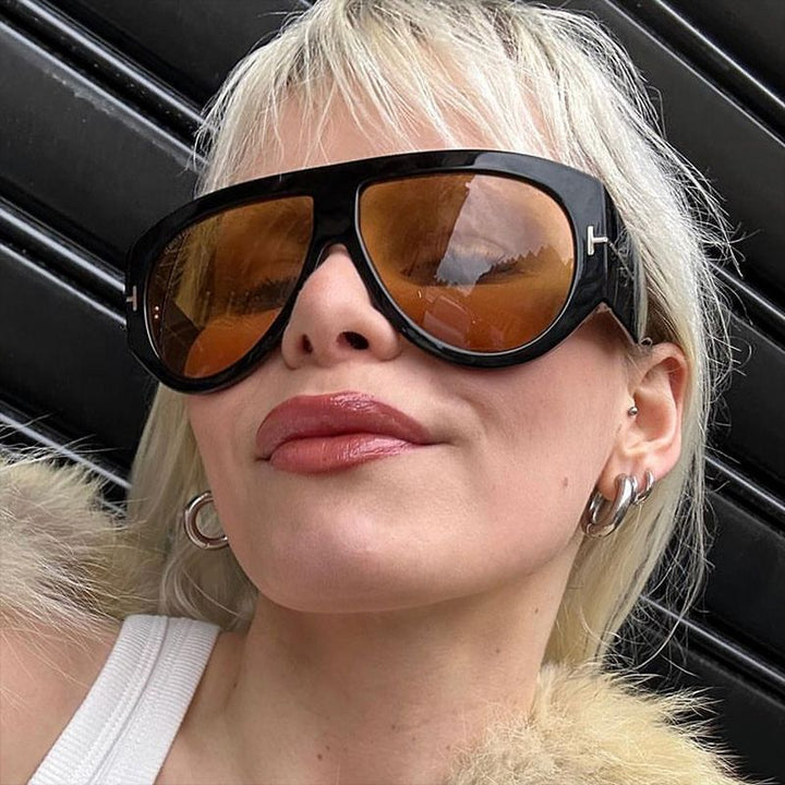 Women's fashionable oversized sunglasses in retro style Stornfield