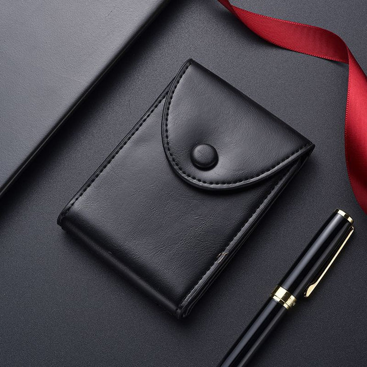 Premium Leather Business Card Holder Stornfield