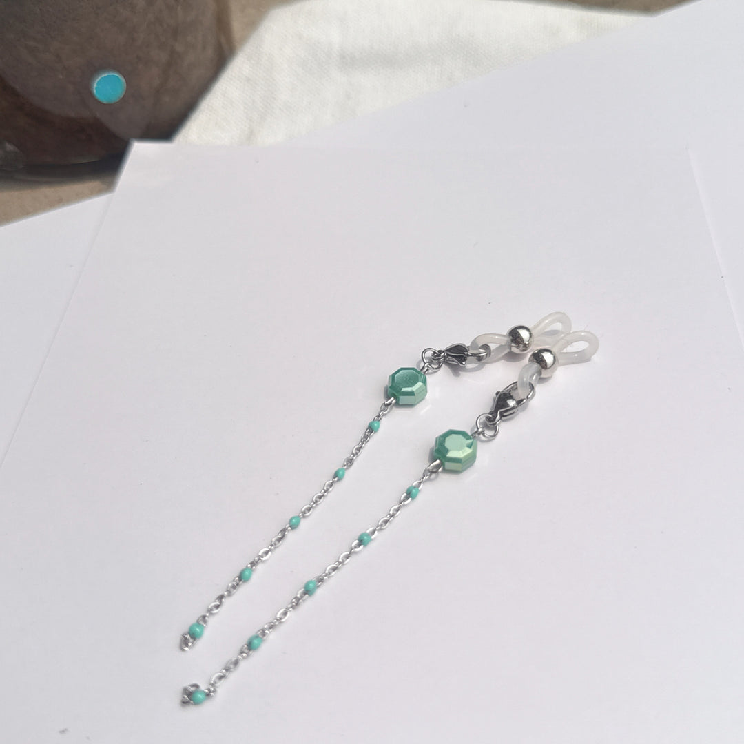 Decorative Chain Necklace with Beaded Accents Stornfield