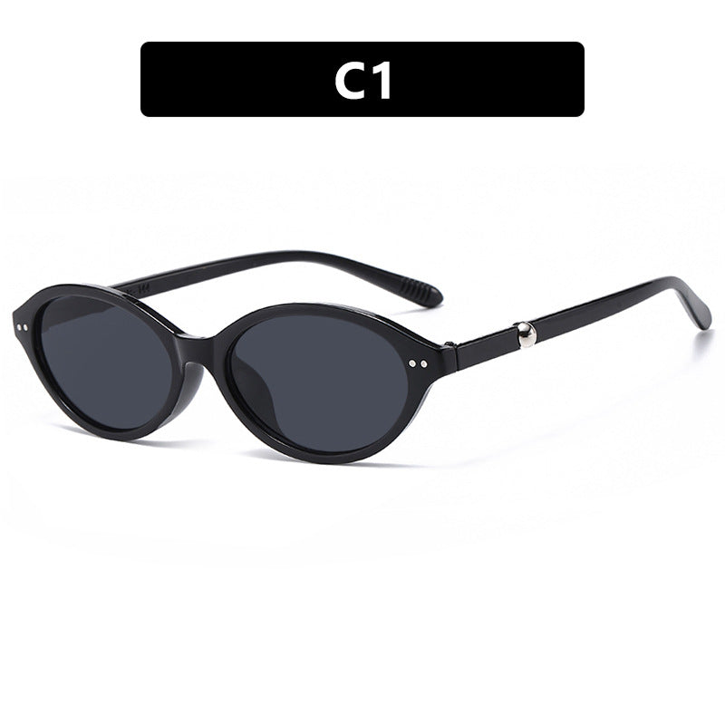 Women trendy sunglasses in oval design with UV protection Stornfield