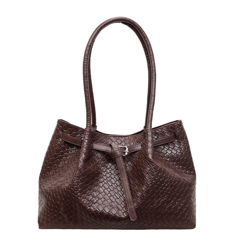 WoTextured Leather Tote Bag Stornfield