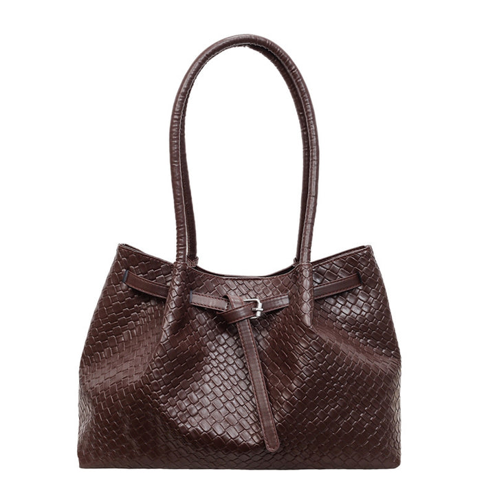 WoTextured Leather Tote Bag Stornfield