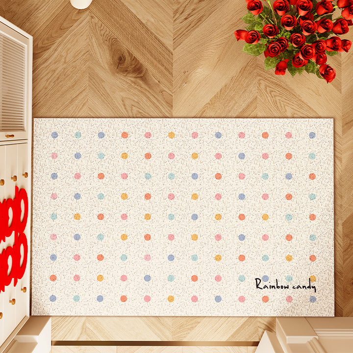 Decorative Heart Pattern Area Mat