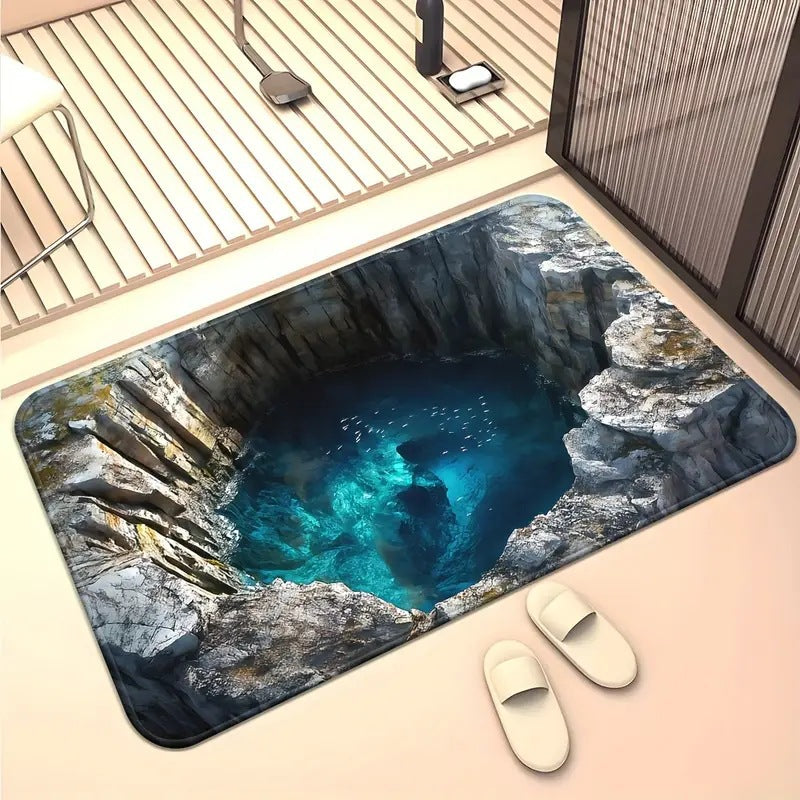 Artistic Ocean Depth Area Mat