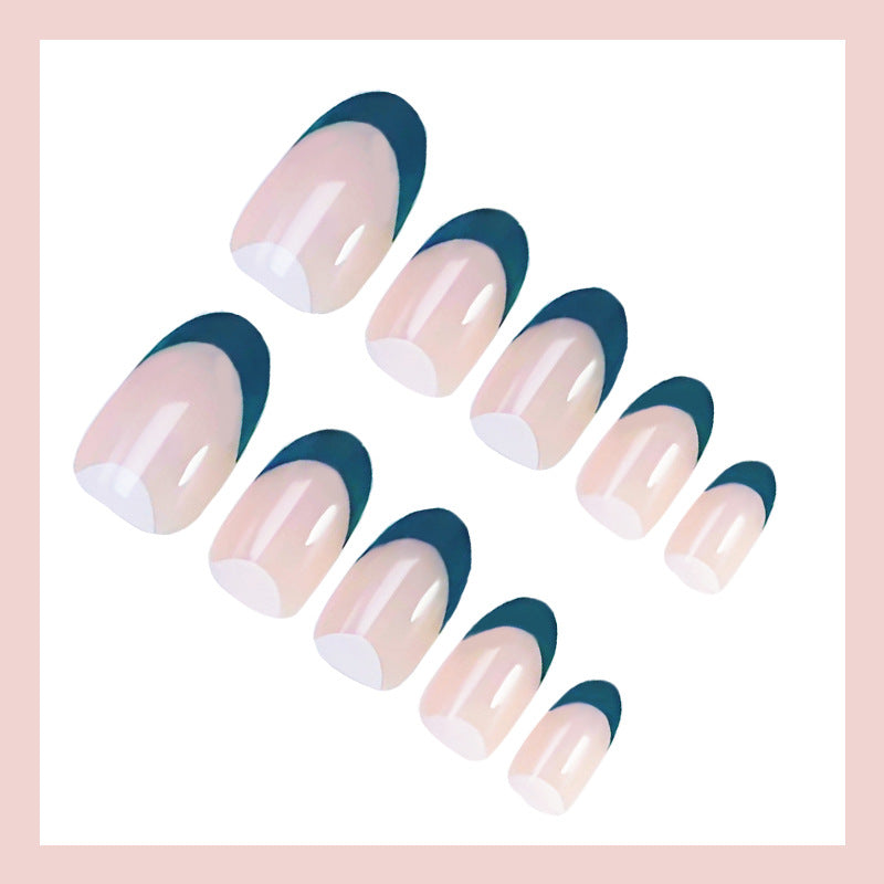 Nail art set with elegant French design Stornfield