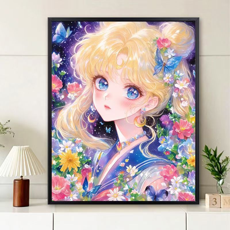Whimsical Floral Character Art Print Stornfield