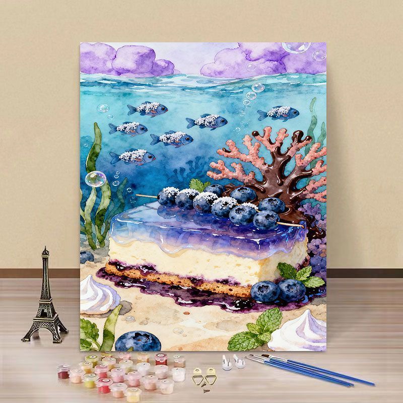 Fantasy Landscape DIY Paint by Numbers Art Kit Stornfield