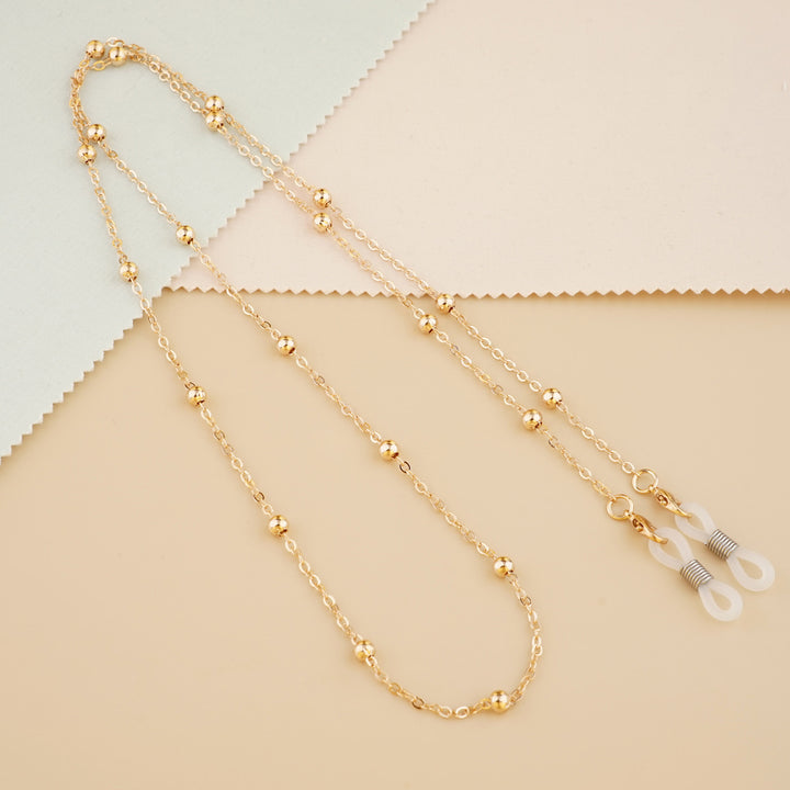 Silver Bead Decorative Eyewear Holder Chain Stornfield