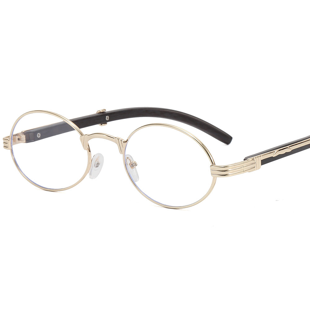 Women's round designer sunglasses with innovative metal frame Stornfield