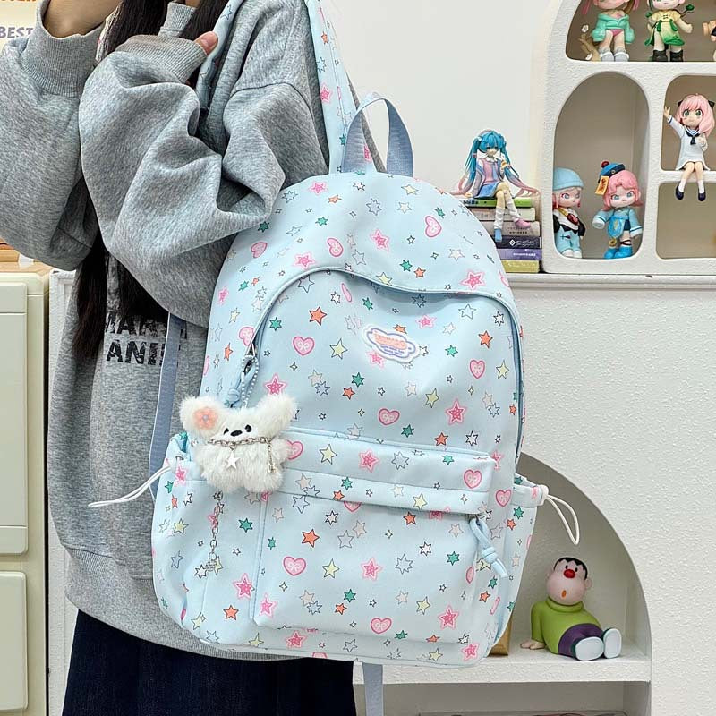 Playful Star-Print Backpack Stornfield