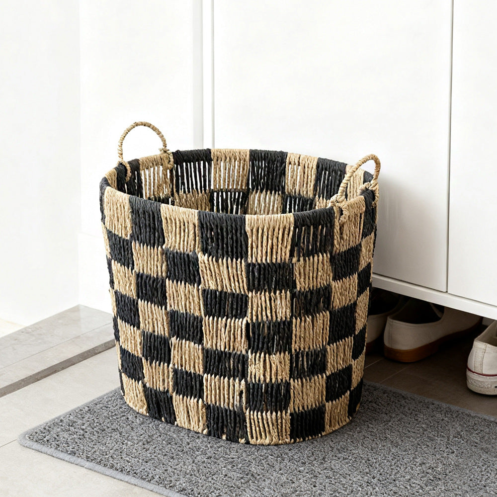 Stylish storage basket with handles Stornfield