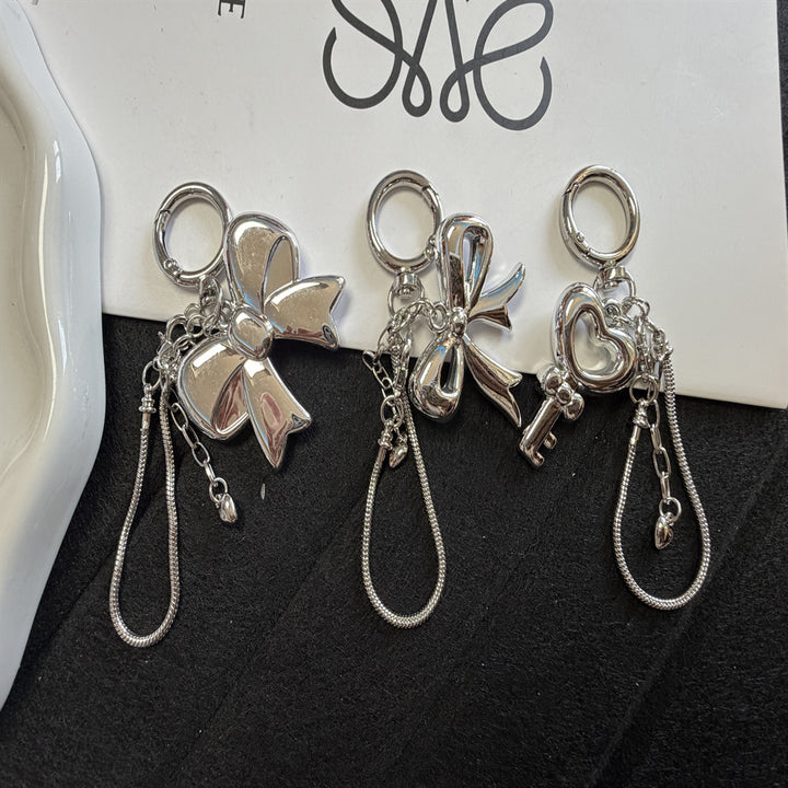 Elegant Bow Charm Keychain Stornfield