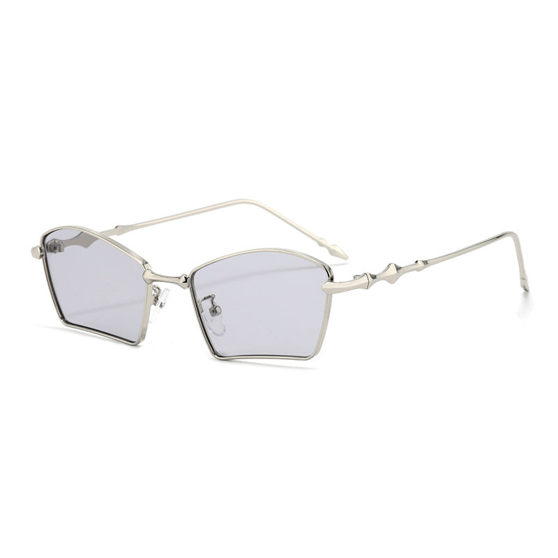 Ladies trendy sunglasses with geometric frame and gradient lenses Stornfield