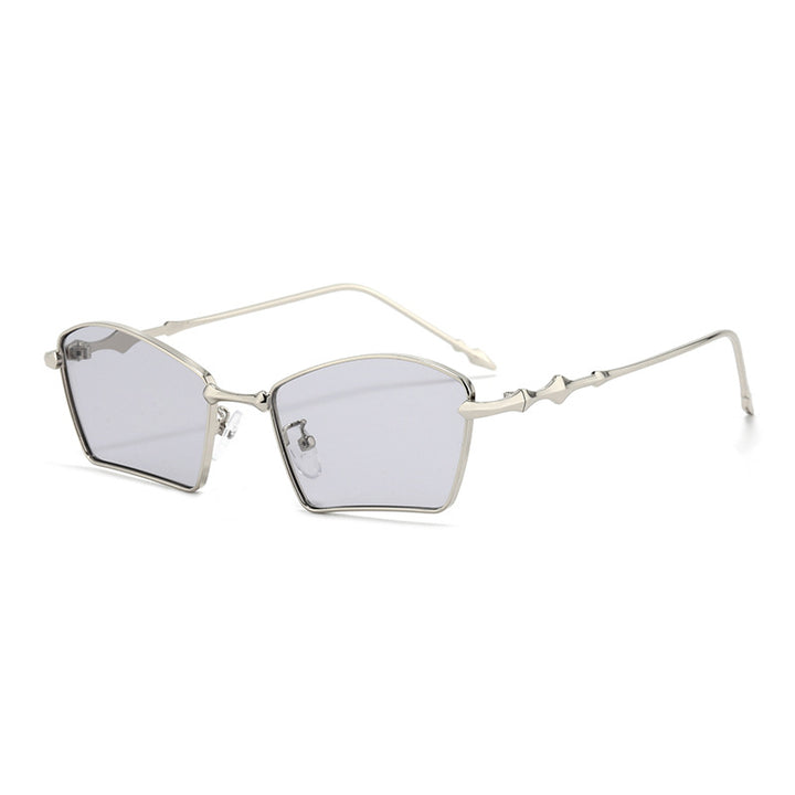 Ladies trendy sunglasses with geometric frame and gradient lenses Stornfield