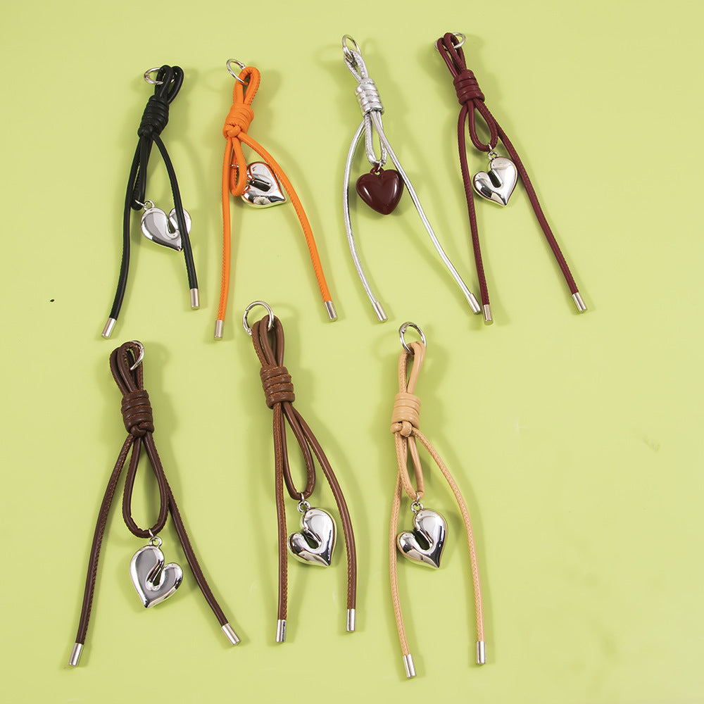 Heart-Shaped Charm Keychain Stornfield