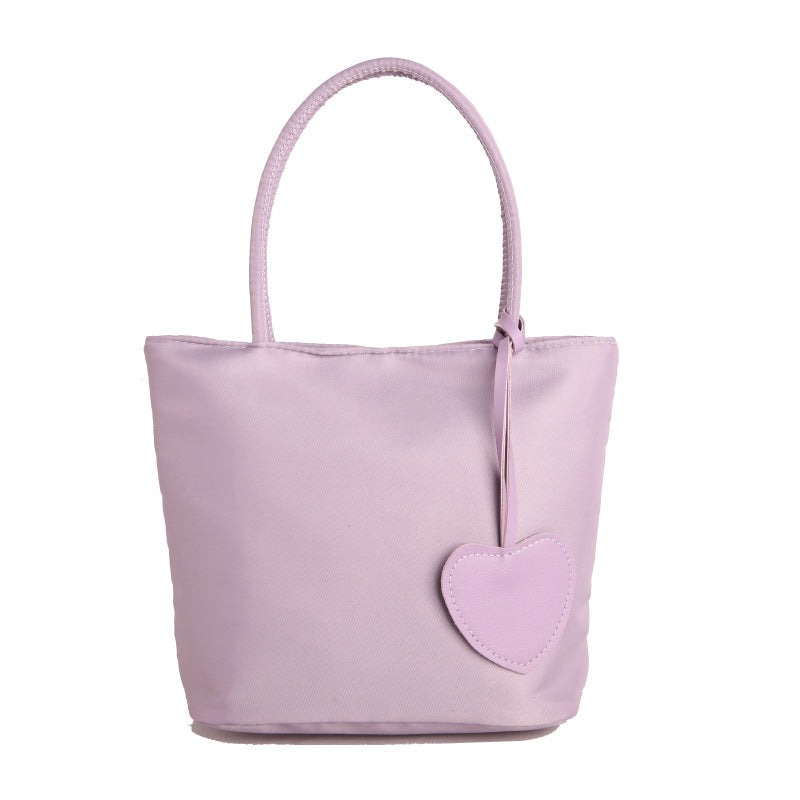 WoStylish Heart-Embellished Everyday Tote Bag Stornfield
