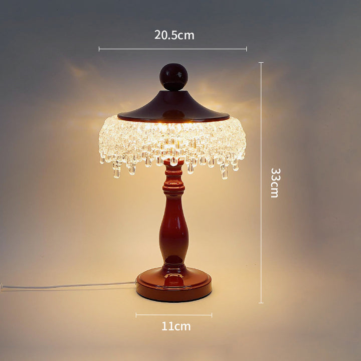 Crystal Adorned Table Lamp