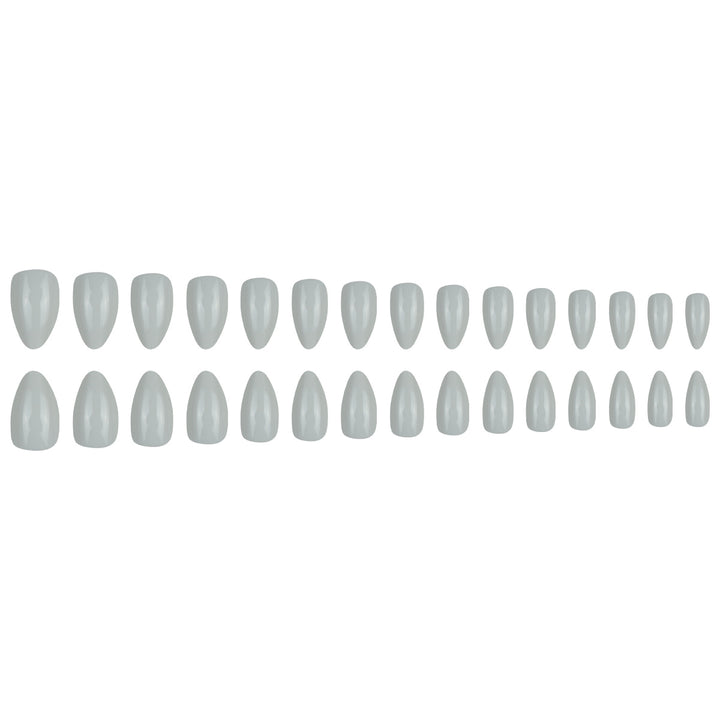 Elegant Glossy Almond-Shaped Press-On Nails Stornfield
