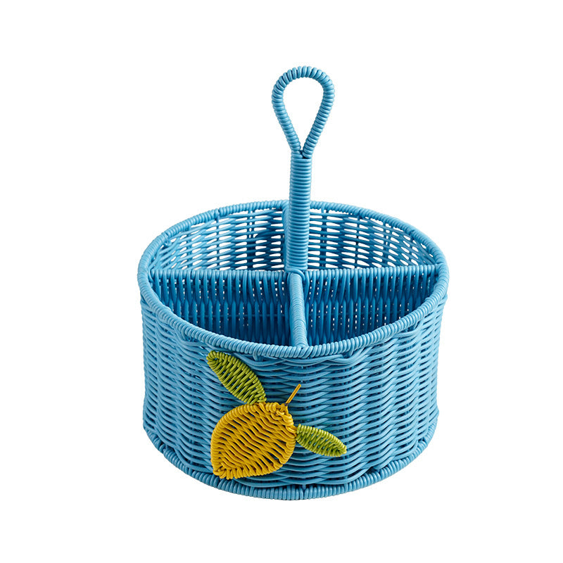 Handcrafted Woven Storage Basket with Handle Stornfield