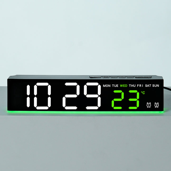 Digital LED weather clock with large display Stornfield