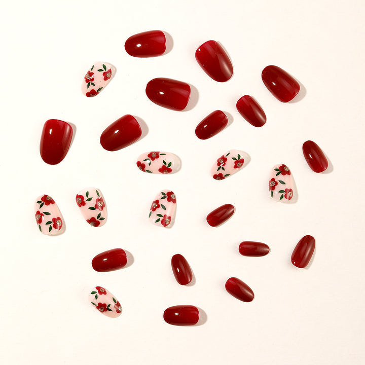 Floral Accent Nail Art Extensions Stornfield