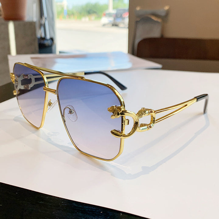 Ladies square sunglasses with luxurious metal frame Stornfield