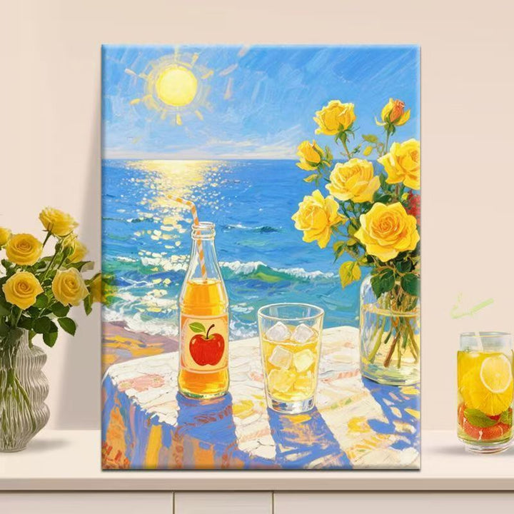 Vibrant Beach-Themed Canvas Art Stornfield
