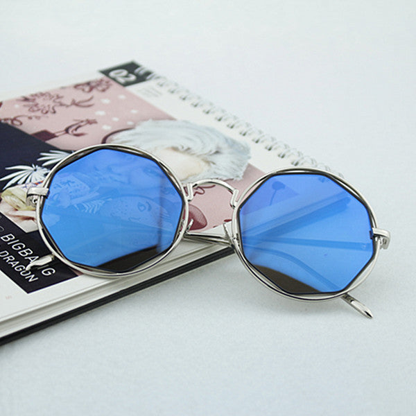 Women's Fashion Octagonal Sunglasses with Mirrored Lenses Stornfield