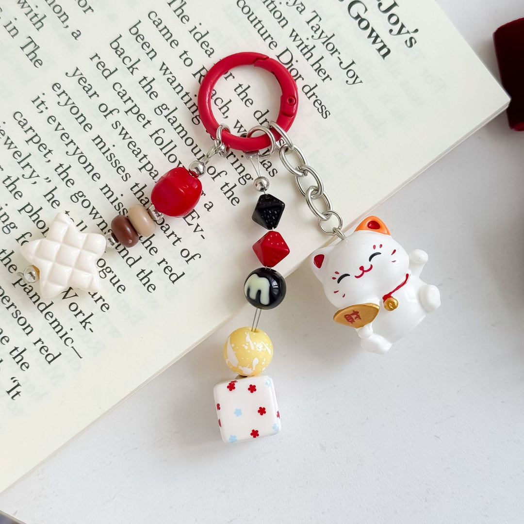 Keychain with Cute Cat Design Stornfield