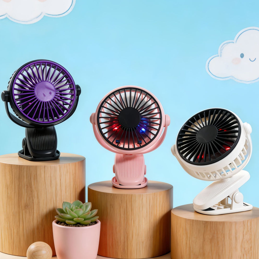 Women Portable Hand Fan with Creative Animal Ears Stornfield