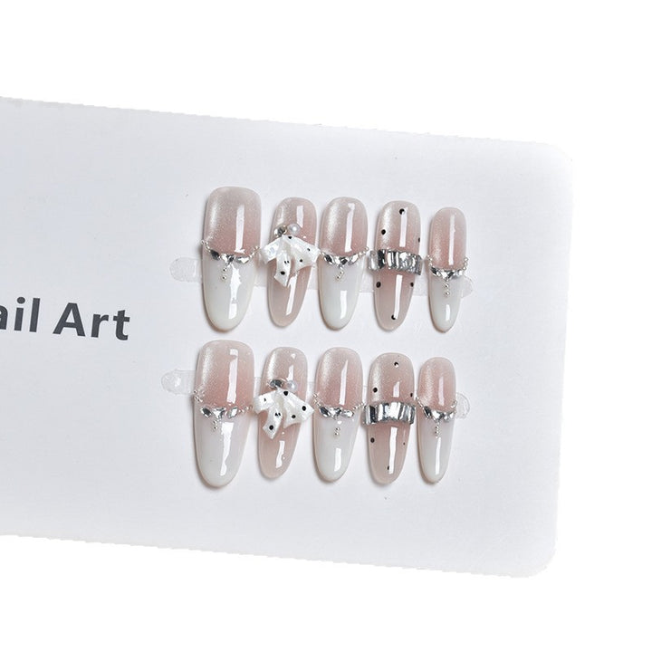 Glamorous Crystal-Embellished Press-On Nail Extensions Stornfield